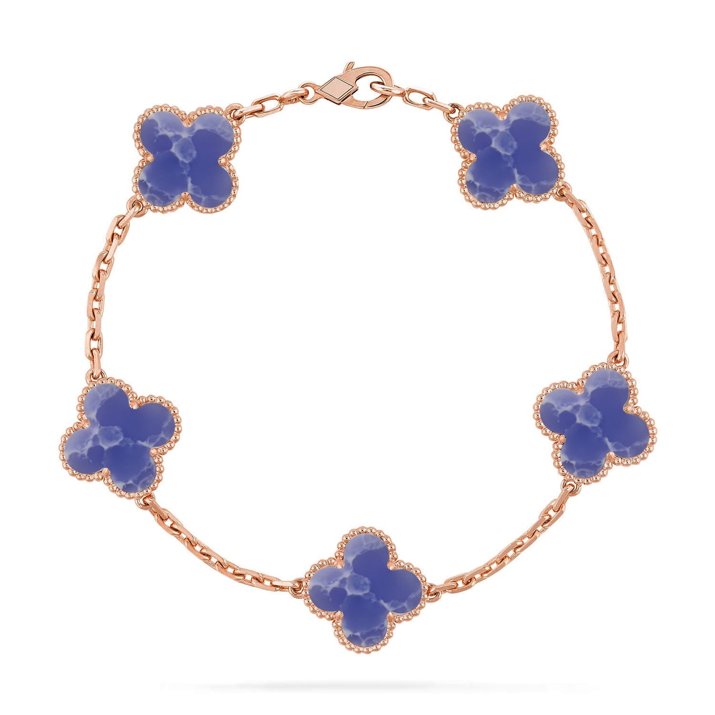 [ORA]CLOVER 5 MOTIF BLUE VEINS BRACELET COLLECTION