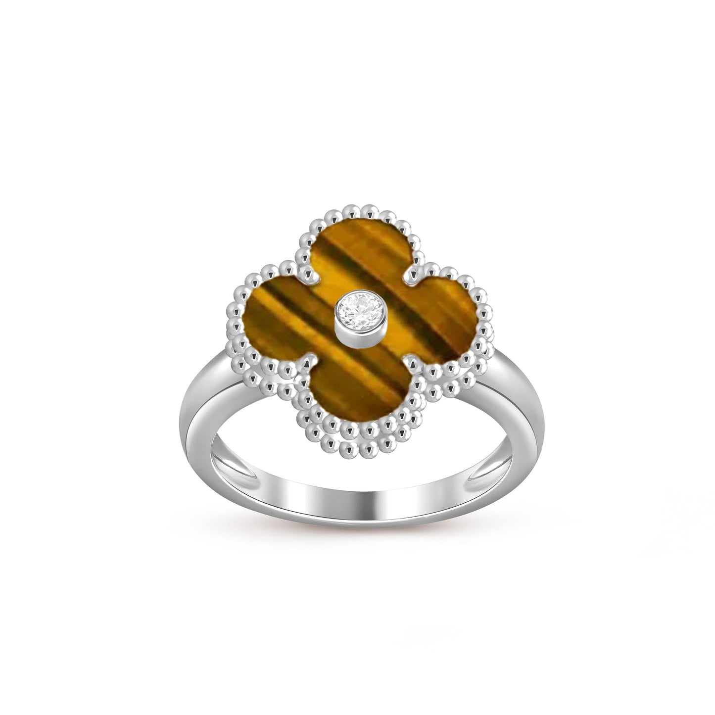 [ORA]CLOVER SILVER DIOMND RING COLLECTION