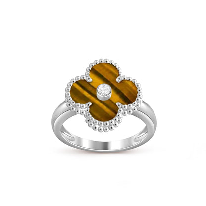 [ORA]CLOVER SILVER DIOMND RING COLLECTION