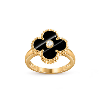[ORA]CLOVER DIAMOND RING GOLD COLLECTION