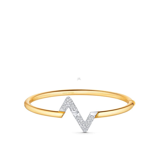 [ORA]VOLTE UPSITE DOWN GOLD DIAMOND BRACELET
