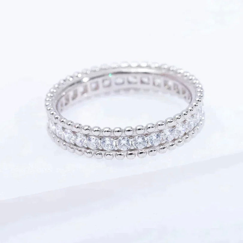 [ORA]PERLEE DIAMOND SILVER RING