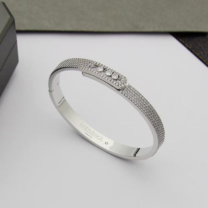 [ORA]Move Noa Full Pav¨¦ Diamond Bangle Bracelet