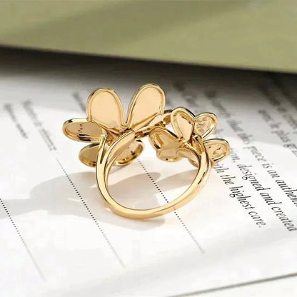 [ORA]CLOVER COMOS GOLD DIAMOND RING