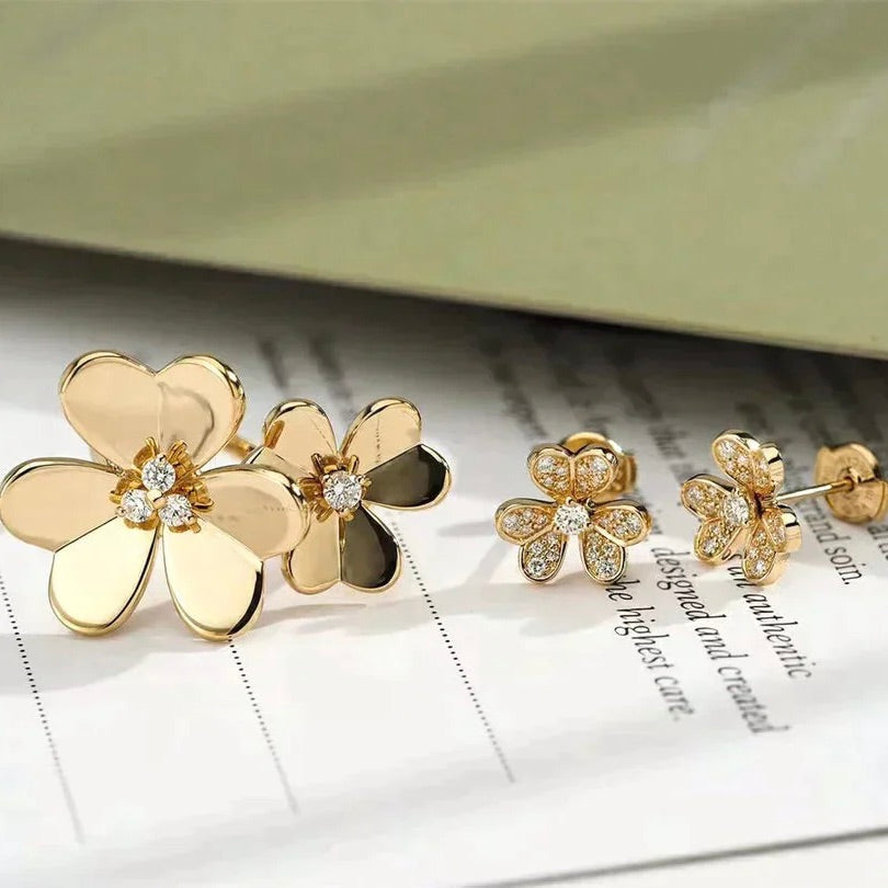 [ORA]CLOVER COMOS GOLD DIAMOND RING