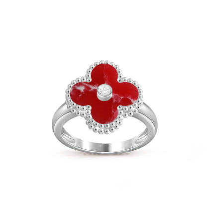 [ORA]CLOVER SILVER DIOMND RING COLLECTION