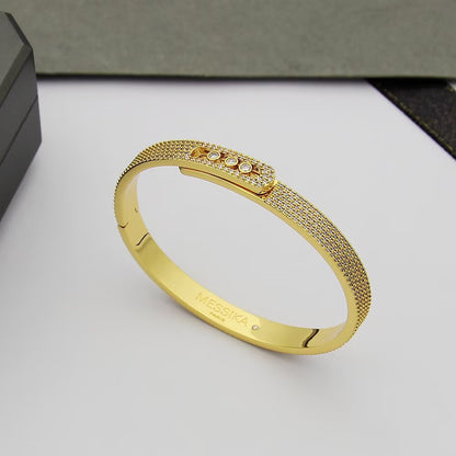[ORA]Move Noa Full Pav¨¦ Diamond Bangle Bracelet