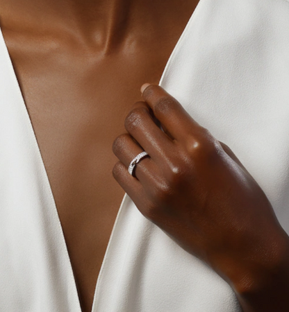 [ORA]ALLIANCE LIENS VIDENCE PAVED DIAMOND 4MM RING