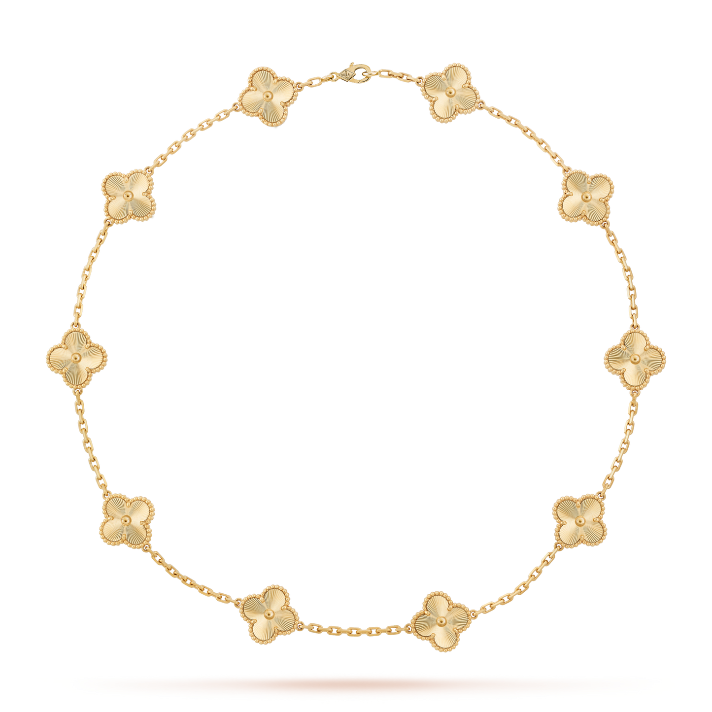 [ORA]CLOVER 10 MOTIFS LASER NECKLACE