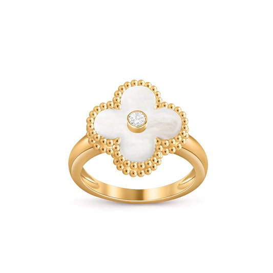 [ORA]CLOVER DIAMOND RING GOLD COLLECTION