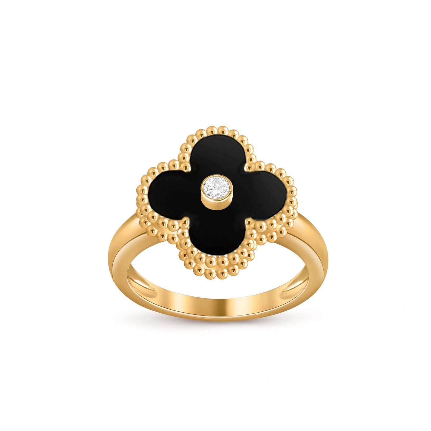 [ORA]CLOVER DIAMOND RING GOLD COLLECTION