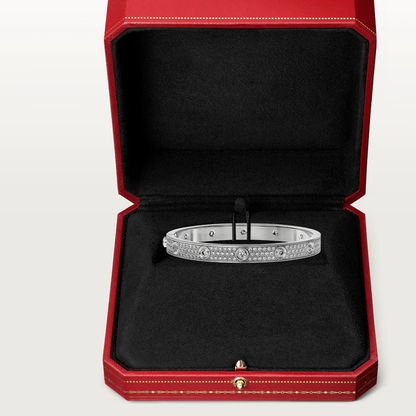 [ORA]LOVE BRACELET 6.1MM DIAMOND-PAVED 10 BIG DIAMONDS