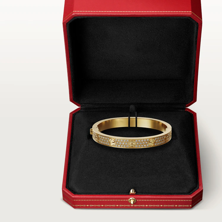[ORA]LOVE BRACELET 6.1MM DIAMOND-PAVED