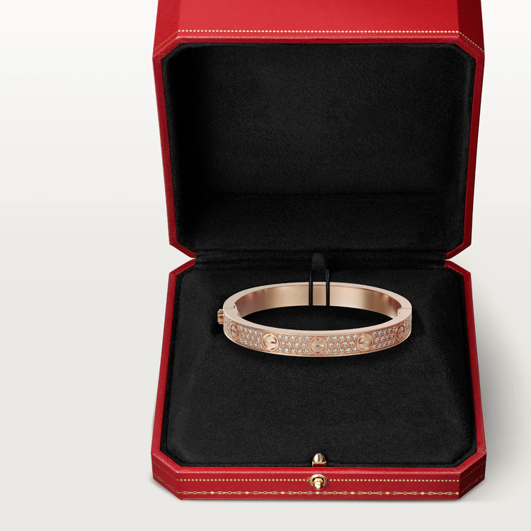 [ORA]LOVE BRACELET 6.1MM DIAMOND-PAVED