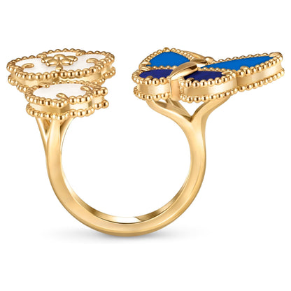 [ORA]LUCKY SPRING BUTTERFLY OPEN-FACE RINGS