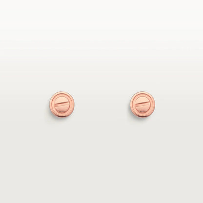 [ORA]LOVE EARRINGS PINK GOLD 10MM