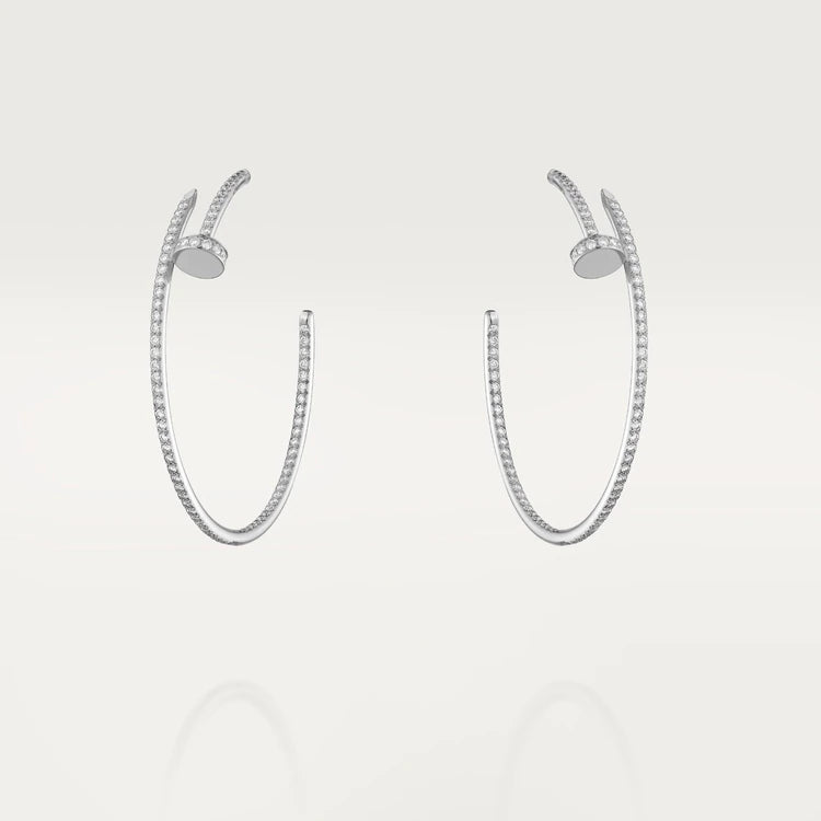 [ORA]JUSTE EARRINGS FULL DIAMONDS 1.8MM