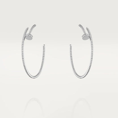 [ORA]JUSTE EARRINGS FULL DIAMONDS 1.8MM
