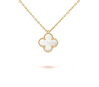 [ORA]CLOVER MINI 9.5MM CARNELIANS NECKLACE COLLECTION