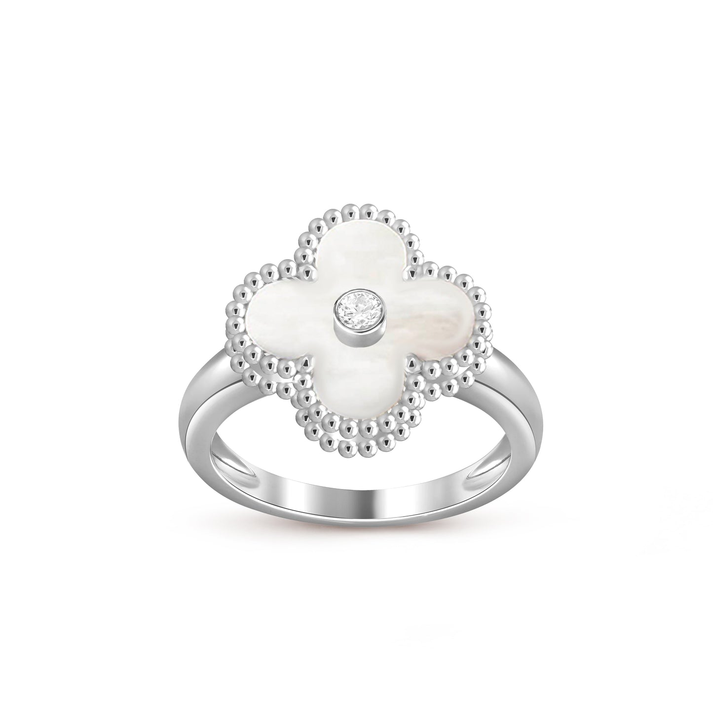 [ORA]CLOVER SILVER DIOMND RING COLLECTION