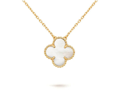 [ORA]CLOVER 15MM SINGLE FLOWER NECKLACE COLLECTION