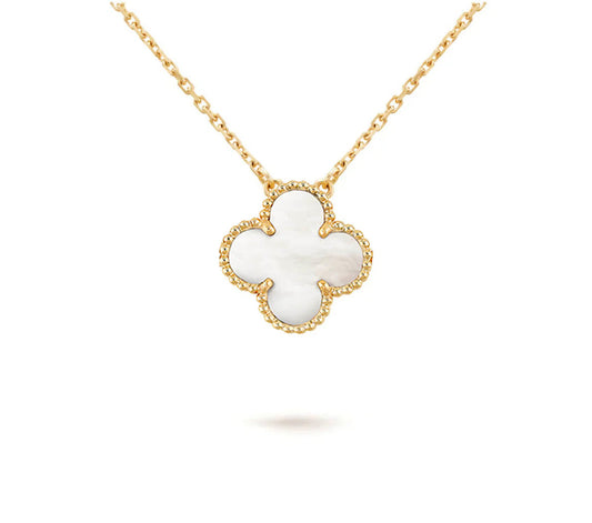 [ORA]CLOVER 15MM SINGLE FLOWER NECKLACE COLLECTION