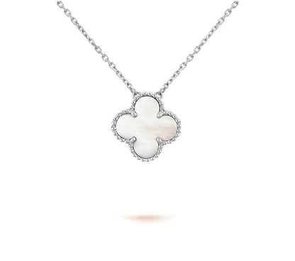 [ORA]CLOVER 15MM NECKLACE SILVER COLLECTION