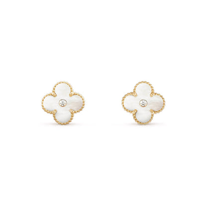 [ORA]CLOVER  15MM DIAMOND EARRINGS COLLECTION