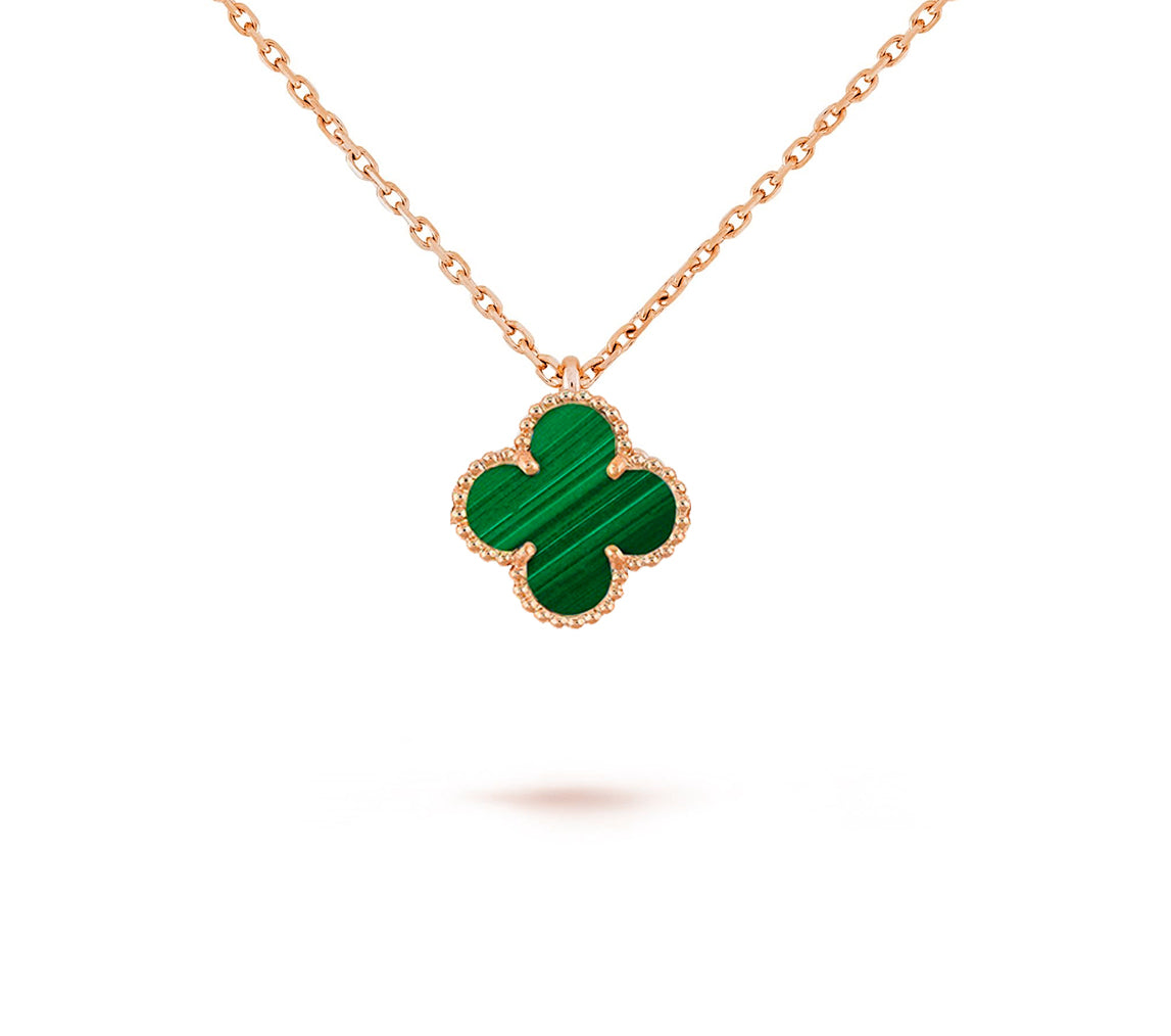 [ORA]CLOVER MINI 9.5MM CARNELIANS NECKLACE COLLECTION