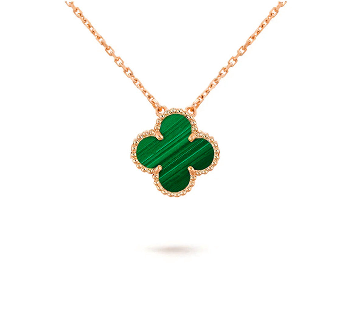 [ORA]CLOVER 15MM SINGLE FLOWER NECKLACE COLLECTION