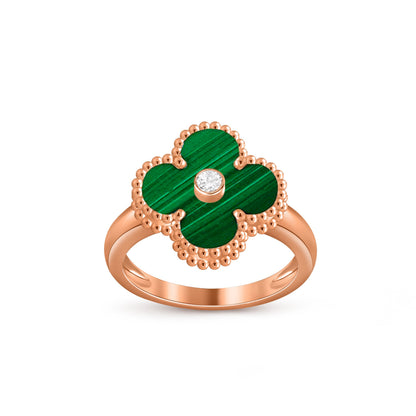 [ORA]CLOVER DIAMOND RING ROSE GOLD COLLECTION