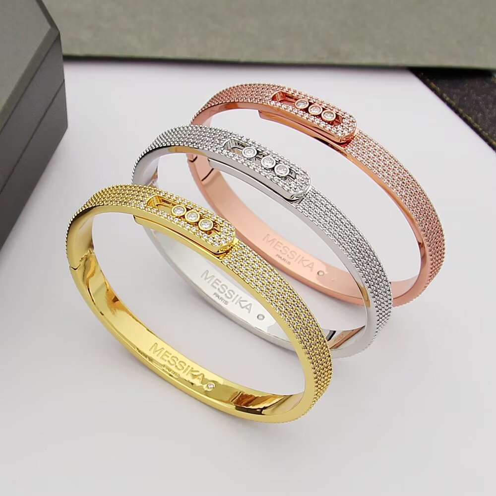 [ORA]Move Noa Full Pav¨¦ Diamond Bangle Bracelet