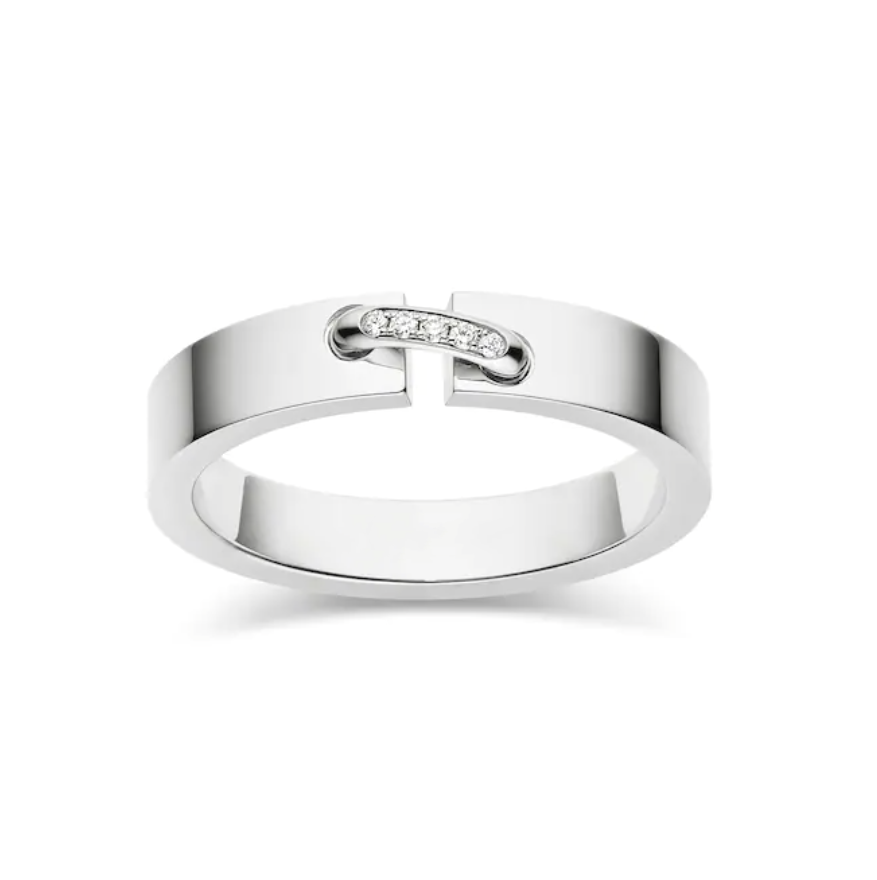 [ORA]ALLIANCE LIENS EVIDENCES DIAMANT 4MM RING