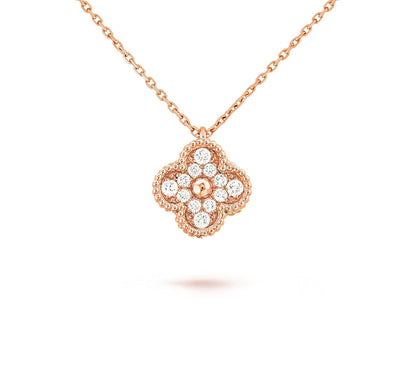 [ORA]CLOVER MINI 9.5MM CARNELIANS NECKLACE COLLECTION