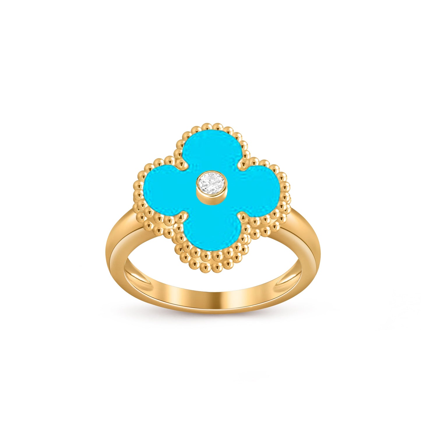 [ORA]CLOVER DIAMOND RING GOLD COLLECTION