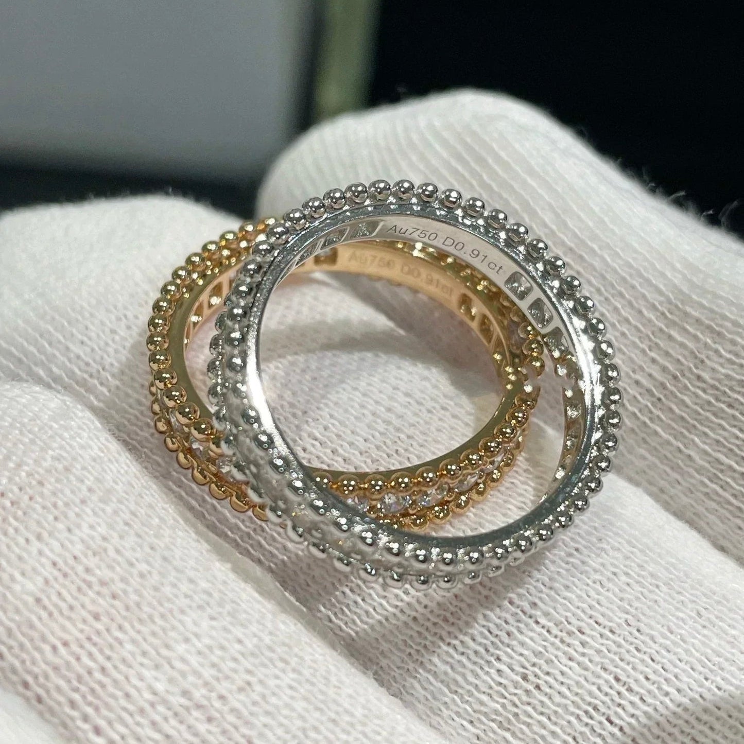 [ORA]PERLEE DIAMOND SILVER RING