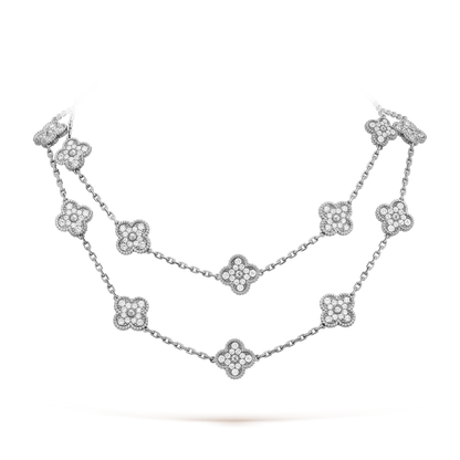 [ORA]CLOVER 20 MOTIFS DIAMOND SILVER