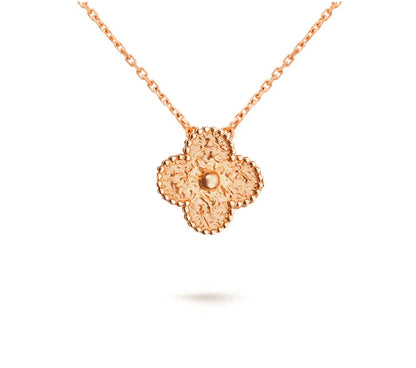 [ORA]CLOVER 15MM SINGLE FLOWER NECKLACE COLLECTION