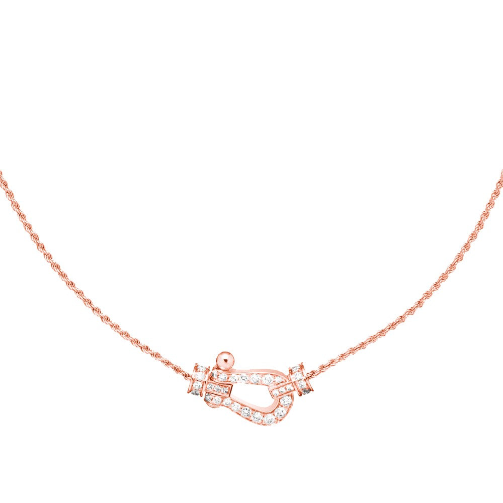 [ORA]FORCE 10 PINK GOLD DIAMOND NECKLACE