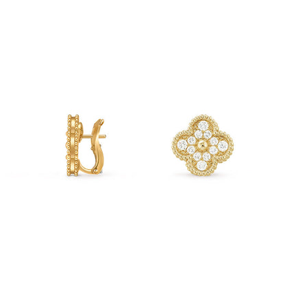 [ORA]CLOVER 15MM MOP EARRINGS COLLECTION