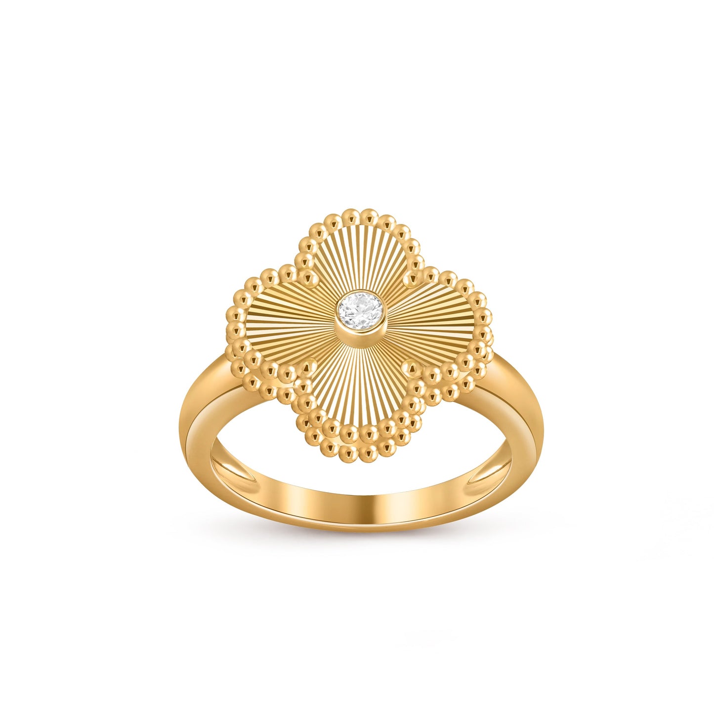[ORA]CLOVER DIAMOND RING GOLD COLLECTION