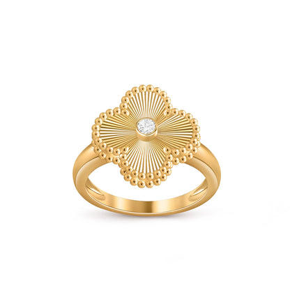 [ORA]CLOVER DIAMOND RING GOLD COLLECTION
