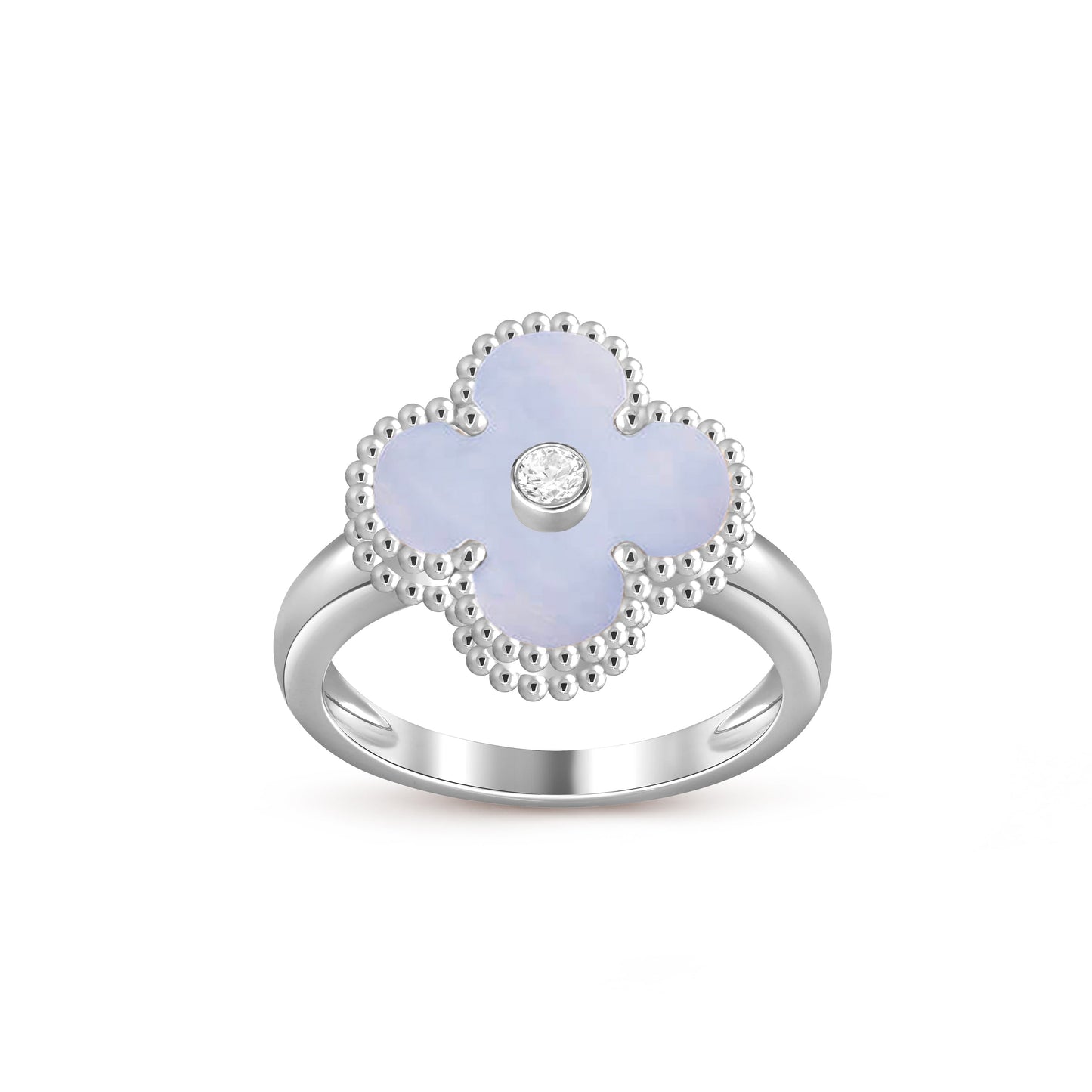 [ORA]CLOVER SILVER DIOMND RING COLLECTION