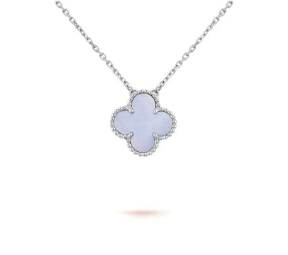 [ORA]CLOVER 15MM NECKLACE SILVER COLLECTION