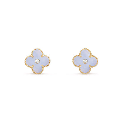 [ORA]CLOVER  15MM DIAMOND EARRINGS COLLECTION