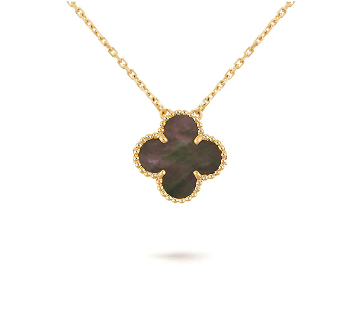 [ORA]CLOVER 15MM SINGLE FLOWER NECKLACE COLLECTION