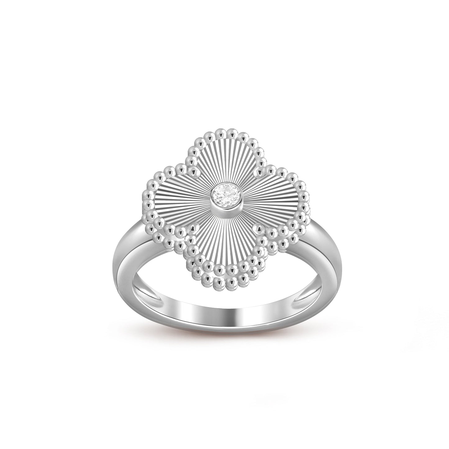 [ORA]CLOVER SILVER DIOMND RING COLLECTION