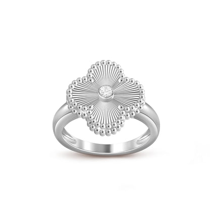 [ORA]CLOVER SILVER DIOMND RING COLLECTION