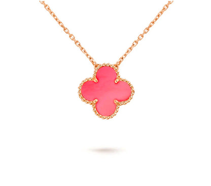[ORA]CLOVER 15MM SINGLE FLOWER NECKLACE COLLECTION