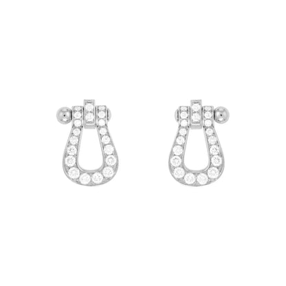 [ORA]FORCE 10 FULL DIAMOND STUD EARRINGS MINI MODEL